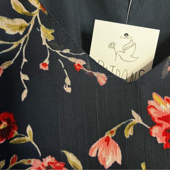 Patrons Of Peace Navy Floral Tank Small - Picture 4 of 11